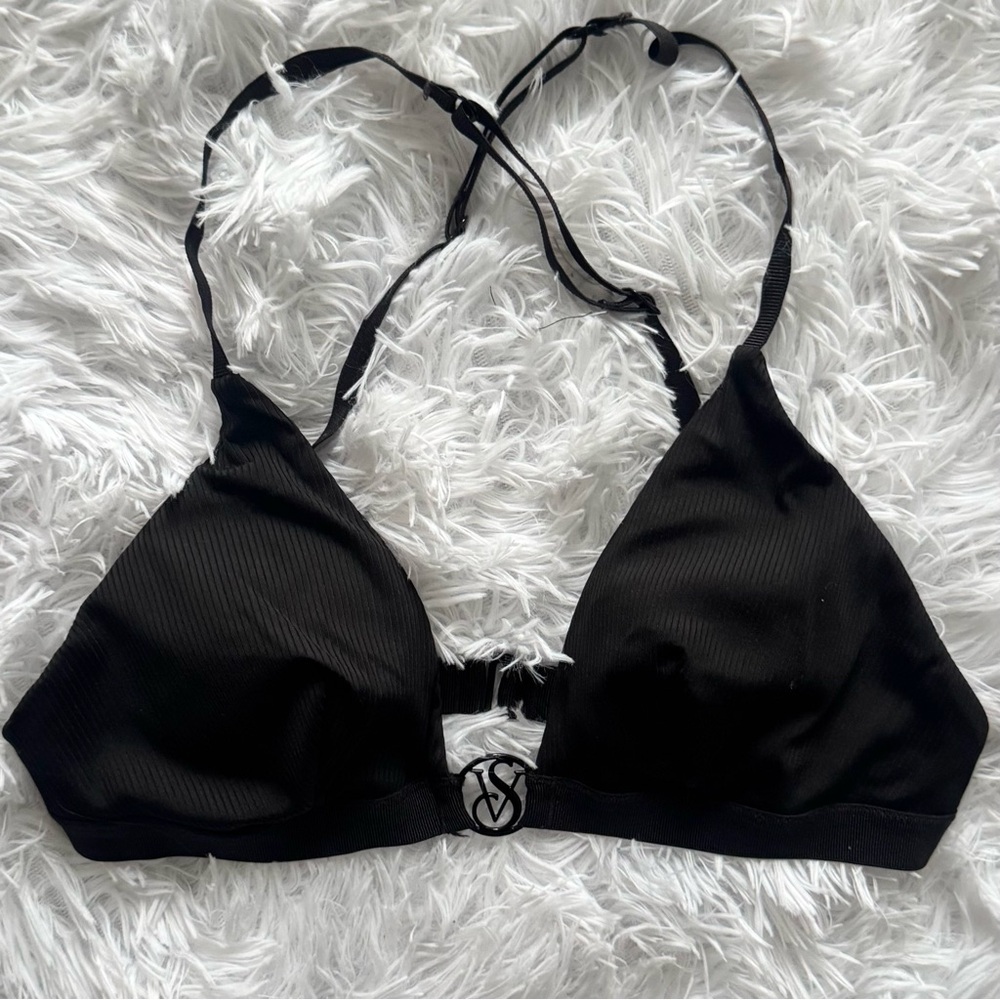 Black Triangle Bralette Swim top bikini 👙